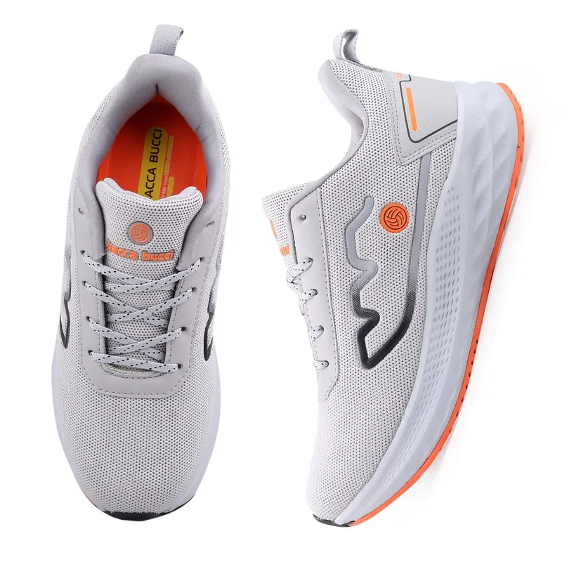 Bacca Bucci Grey Essential All-Purpose Running Shoes for Men | Best Price UAE